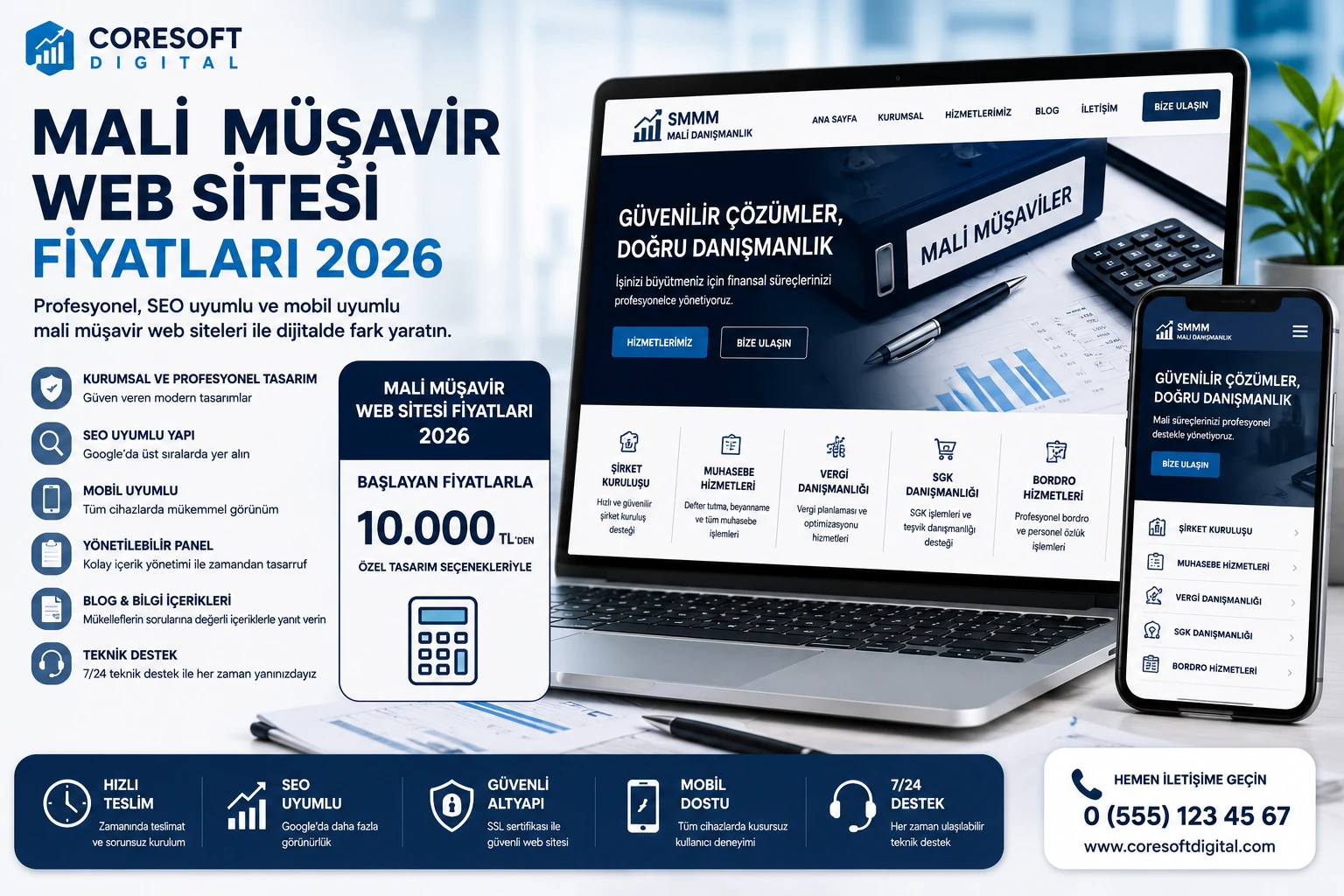 Mali Müşavir Web Sitesi Fiyatları 2026: Muhasebe Ofisi Web Sitesi Ne Kadara Yapılır?